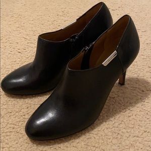 Coach leather booties size 8.5